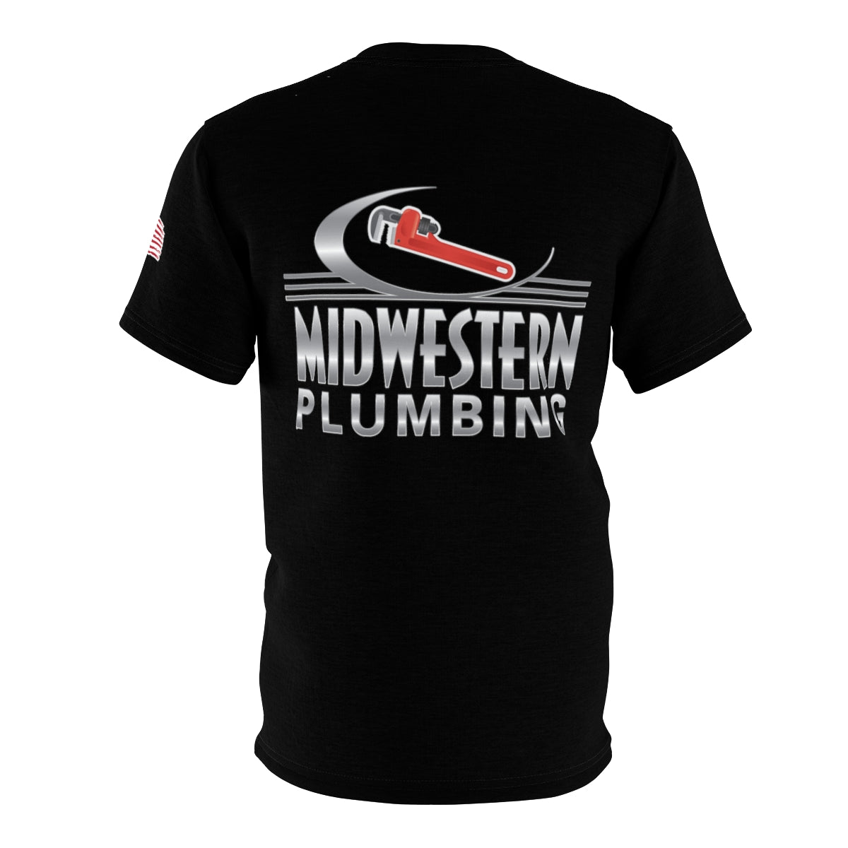 Camisa de trabajo premium negra de Midwestern Plumbing