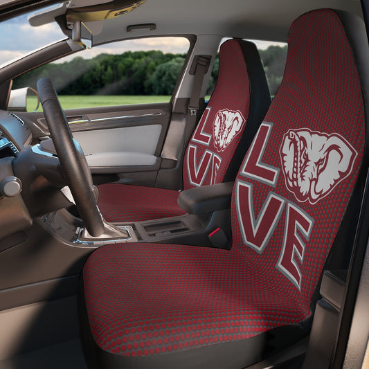 Alabama Car Seat Covers: Drive in style with our custom-fit covers. Durable, comfortable, and designed to showcase your love for Alabama. 🚗🏈