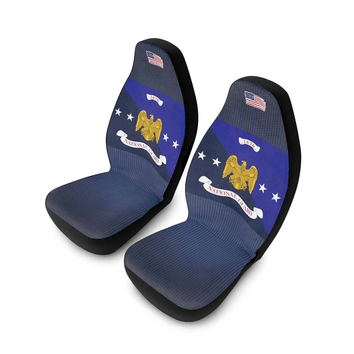 Army National Guard Dark Blue Car Seat Covers: Military precision meets style. Durable, custom-fit covers for a patriotic touch. 🇺🇸💙🚗