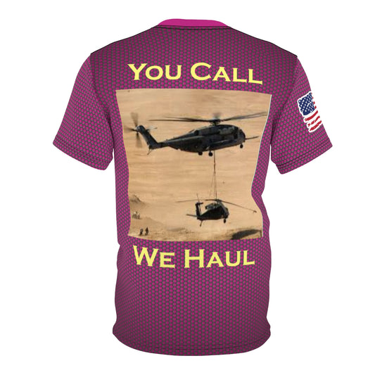 You Call We Haul HMH-465Pink Premium Shirt