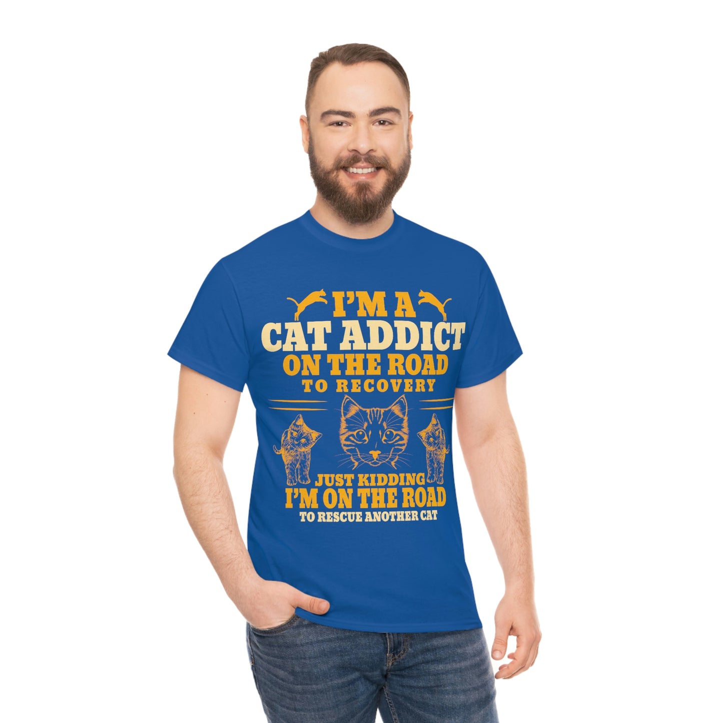 I'm a Cat Addict Cotton Tee