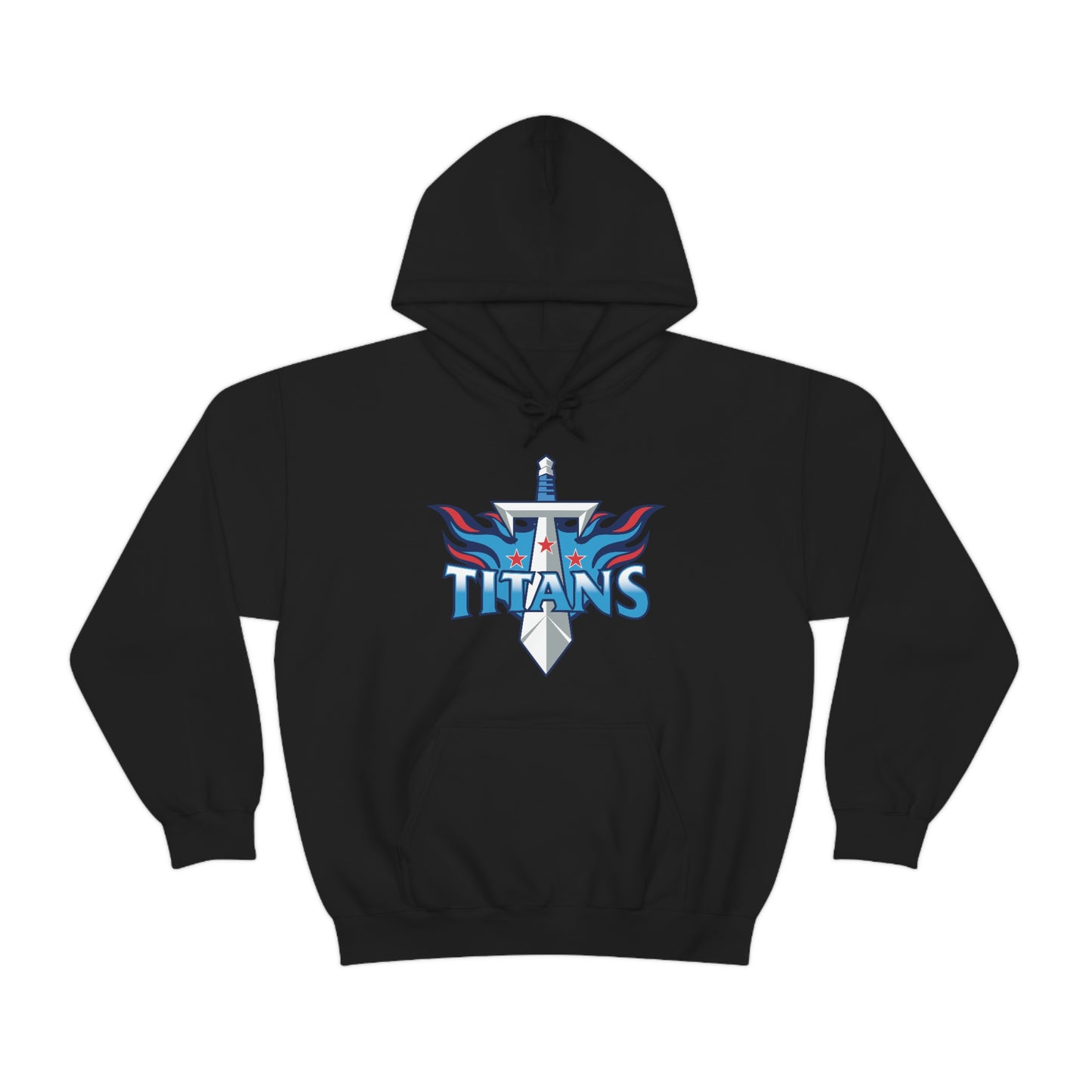 Tennessee Titans Logo Front Side Only Heavy Blend™ Hooded Sweatshirt