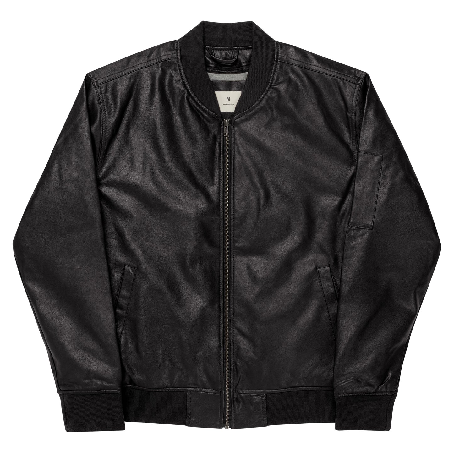 Adams S&I Security Leather Bomber Jacket
