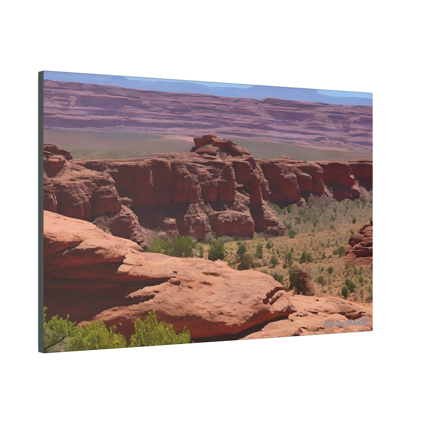 American Valley of the Gods 3 - 24"x16" Matte Canvas, Stretched, 0.75"