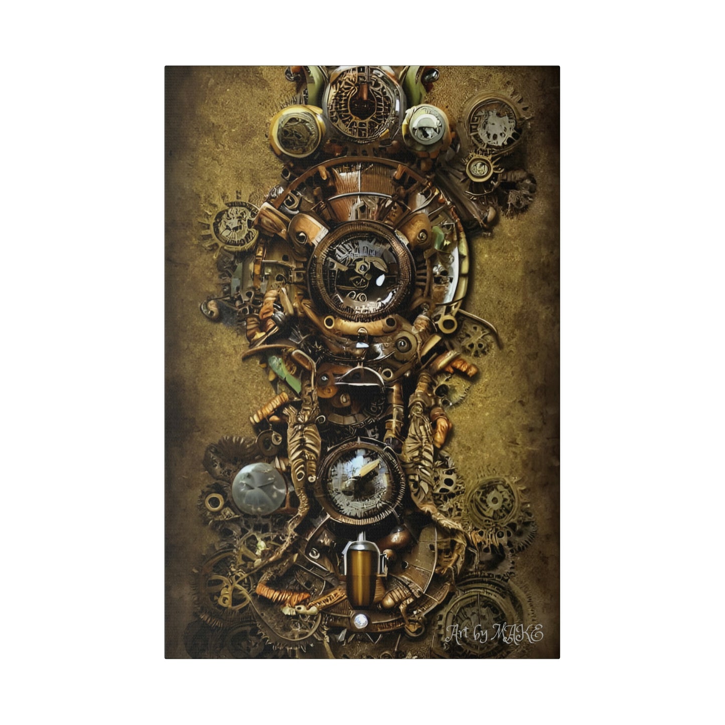 Steampunk 1 - 16"x24" Matte Canvas, Stretched, 0.75"